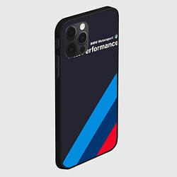 Чехол для iPhone 12 Pro Max BMW M Performance, цвет: 3D-черный — фото 2