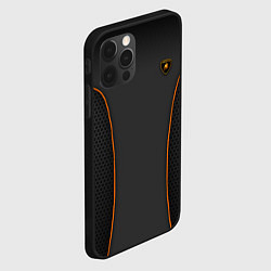 Чехол для iPhone 12 Pro Max Lamborghini Style, цвет: 3D-черный — фото 2