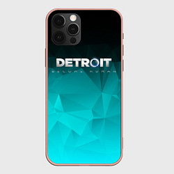 Чехол для iPhone 12 Pro Max Detroit: Become Human, цвет: 3D-светло-розовый