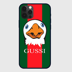 Чехол для iPhone 12 Pro Max GUSSI Beak, цвет: 3D-черный