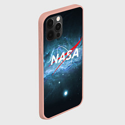 Чехол для iPhone 12 Pro Max NASA: Space Light, цвет: 3D-светло-розовый — фото 2