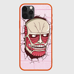 Чехол для iPhone 12 Pro Max Colossal Titan, цвет: 3D-красный