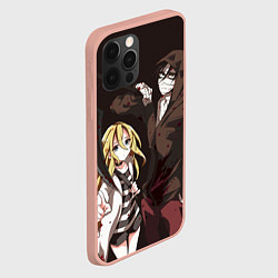 Чехол для iPhone 12 Pro Max Angels of Death, цвет: 3D-светло-розовый — фото 2