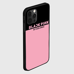 Чехол для iPhone 12 Pro Max Black Pink: In Your Area, цвет: 3D-черный — фото 2