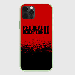 Чехол для iPhone 12 Pro Max Red Dead Redemption II, цвет: 3D-салатовый