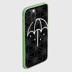 Чехол для iPhone 12 Pro Max BMTH Umbrella, цвет: 3D-салатовый — фото 2