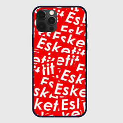 Чехол для iPhone 12 Pro Max Esketit Pattern, цвет: 3D-черный