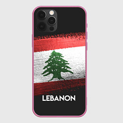 Чехол для iPhone 12 Pro Max Lebanon Style, цвет: 3D-малиновый