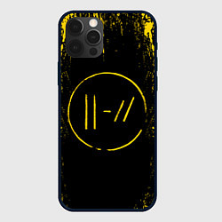 Чехол для iPhone 12 Pro Max 21 Pilots: Yellow & Black, цвет: 3D-черный