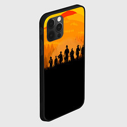 Чехол для iPhone 12 Pro Max Red Dead Redemption: Orange Sun, цвет: 3D-черный — фото 2