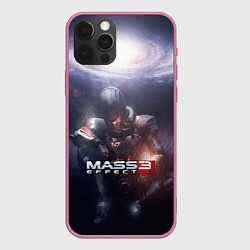 Чехол для iPhone 12 Pro Max Mass Effect 3, цвет: 3D-малиновый