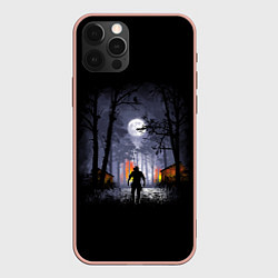 Чехол для iPhone 12 Pro Max RDR 2: Black Cowboy, цвет: 3D-светло-розовый