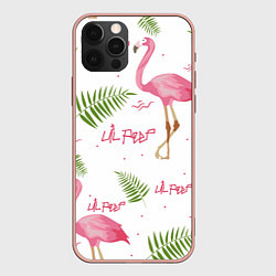 Чехол iPhone 12 Pro Max Lil Peep: Pink Flamingo