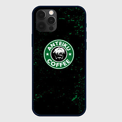 Чехол для iPhone 12 Pro Max Anteiku coffee sturbucks, цвет: 3D-черный