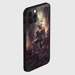 Чехол для iPhone 12 Pro Max Goblin Slayer darkness knight, цвет: 3D-черный — фото 2