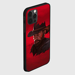 Чехол для iPhone 12 Pro Max Red Dead Redemption, цвет: 3D-черный — фото 2