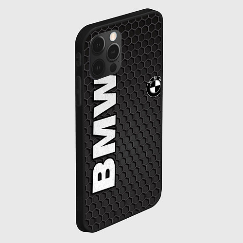 Чехол iPhone 12 Pro Max BMW / 3D-Черный – фото 2