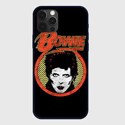 Чехол для iPhone 12 Pro Max Дэвид Боуи, цвет: 3D-черный