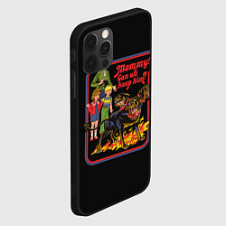 Чехол для iPhone 12 Pro Max Angry pet dog, цвет: 3D-черный — фото 2
