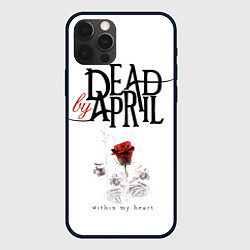 Чехол для iPhone 12 Pro Max Dead by April, цвет: 3D-черный