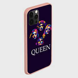 Чехол для iPhone 12 Pro Max Queen: Fan Art, цвет: 3D-светло-розовый — фото 2