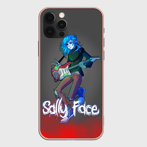 Чехол iPhone 12 Pro Max Sally Face: Rock Star / 3D-Светло-розовый – фото 1