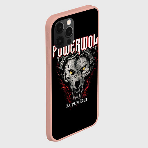 Чехол iPhone 12 Pro Max Powerwolf: Lupus Dei / 3D-Светло-розовый – фото 2
