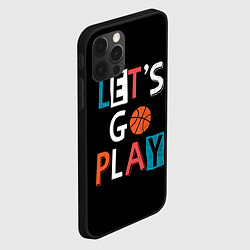 Чехол для iPhone 12 Pro Max Let is go play, цвет: 3D-черный — фото 2