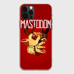 Чехол для iPhone 12 Pro Max Mastodon: Leviathan, цвет: 3D-светло-розовый