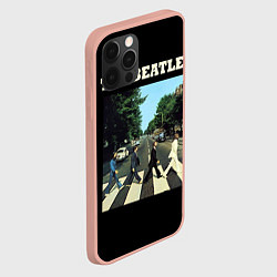 Чехол для iPhone 12 Pro Max The Beatles: Abbey Road, цвет: 3D-светло-розовый — фото 2