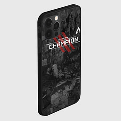 Чехол для iPhone 12 Pro Max You Are The Champion, цвет: 3D-черный — фото 2