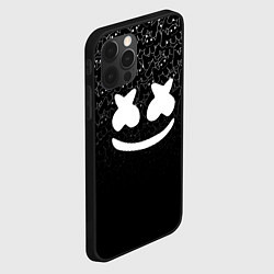 Чехол для iPhone 12 Pro Max Marshmello Black, цвет: 3D-черный — фото 2