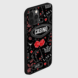 Чехол для iPhone 12 Pro Max Casino, цвет: 3D-черный — фото 2