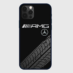 Чехол для iPhone 12 Pro Max Mercedes AMG: Street Racing, цвет: 3D-черный