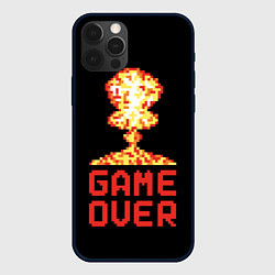 Чехол для iPhone 12 Pro Max Game over - atomic explosion, цвет: 3D-черный