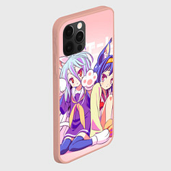 Чехол для iPhone 12 Pro Max No Game No Life, цвет: 3D-светло-розовый — фото 2