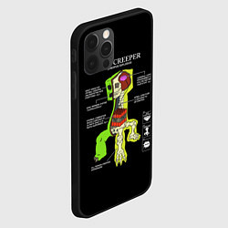 Чехол для iPhone 12 Pro Max The Creeper, цвет: 3D-черный — фото 2