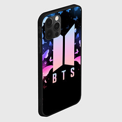 Чехол для iPhone 12 Pro Max BTS: Black Butterflies, цвет: 3D-черный — фото 2