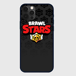 Чехол для iPhone 12 Pro Max Brawl Stars: Black Team, цвет: 3D-черный