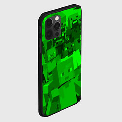 Чехол для iPhone 12 Pro Max Minecraft game characters, цвет: 3D-черный — фото 2