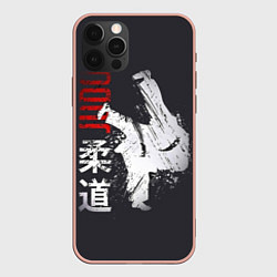 Чехол для iPhone 12 Pro Max Judo Warrior, цвет: 3D-светло-розовый
