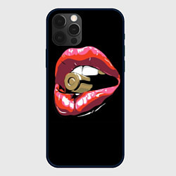 Чехол iPhone 12 Pro Max Губы с патроном