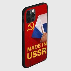 Чехол для iPhone 12 Pro Max MADE IN USSR, цвет: 3D-черный — фото 2