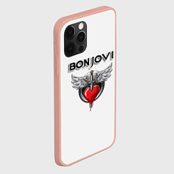 Чехол для iPhone 12 Pro Max Bon Jovi, цвет: 3D-светло-розовый — фото 2