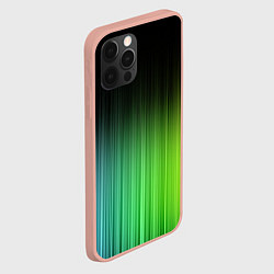 Чехол для iPhone 12 Pro Max Неоновые полосы - Минимализм, цвет: 3D-светло-розовый — фото 2