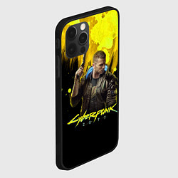 Чехол для iPhone 12 Pro Max Cyberpunk 2077, цвет: 3D-черный — фото 2