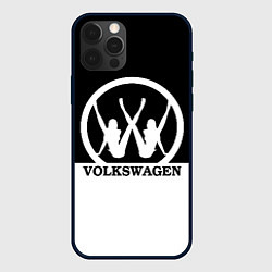 Чехол для iPhone 12 Pro Max Volkswagen girls, цвет: 3D-черный