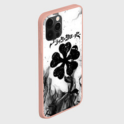Чехол для iPhone 12 Pro Max ЧЁРНЫЙ КЛЕВЕР, цвет: 3D-светло-розовый — фото 2