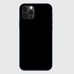 Чехол для iPhone 12 Pro Max Без дизайна, цвет: 3D-черный