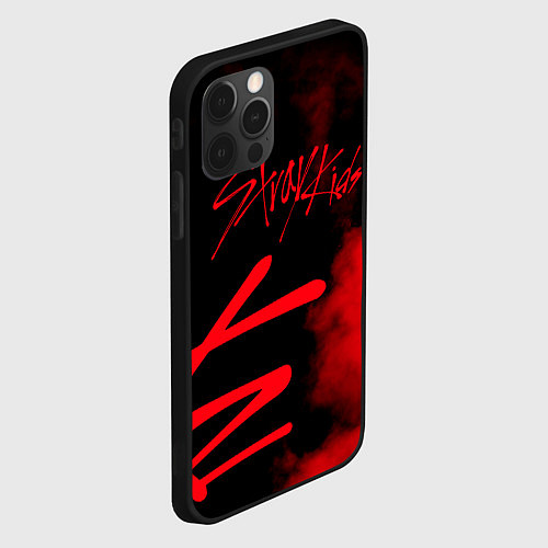 Чехол iPhone 12 Pro Max Stray Kids / 3D-Черный – фото 2